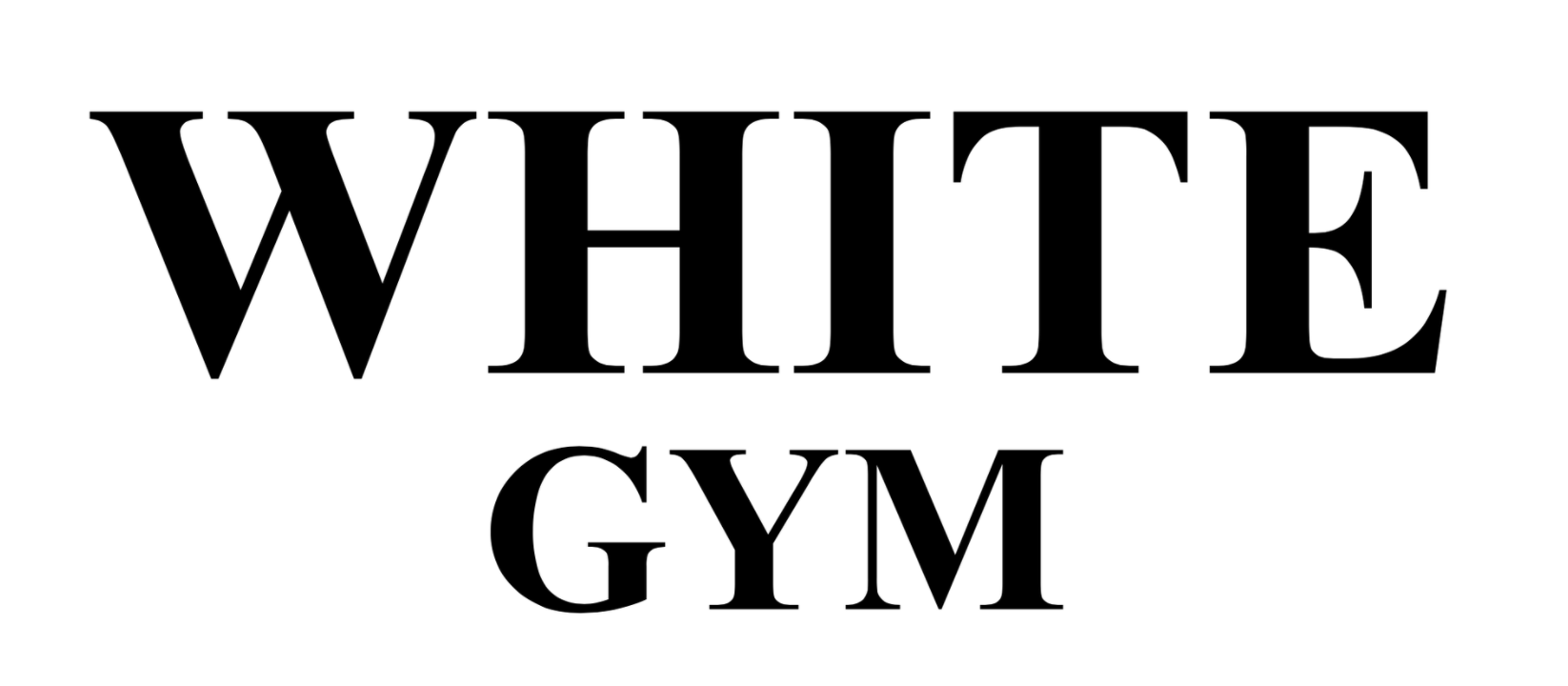 WHITE GYM ロゴ