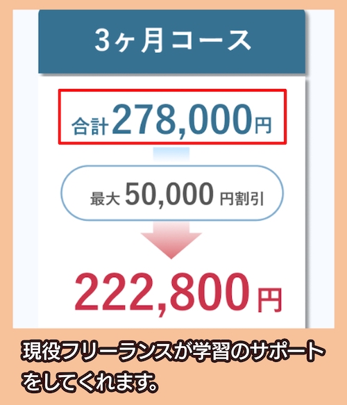 WEBCOACHの料金相場